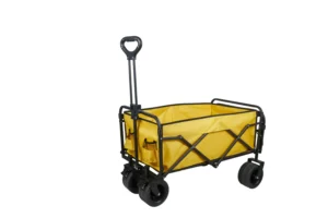8-Inch Folding Wagon with Narrow Wheels Without Brakes